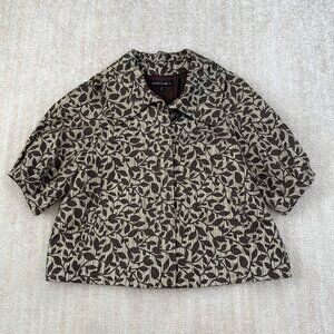 Vintage Lafayette 148 New York Wool Short Sleeve Blazer Jacket 8